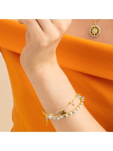 Luxenter Armreif Yakde mit 18 Karat Goldfinish – YAKDE