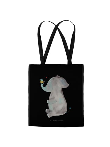 Mr. & Mrs. Panda Laptoptasche Elefant Biene ohne Spruch in Schwarz