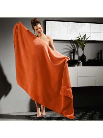 Erwin Müller Velours-Frottier Liegetuch XXL Friedrichshafen in orange