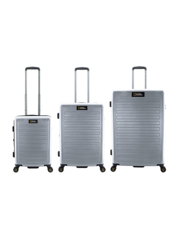 National Geographic Koffer-Set CRUISE in silver