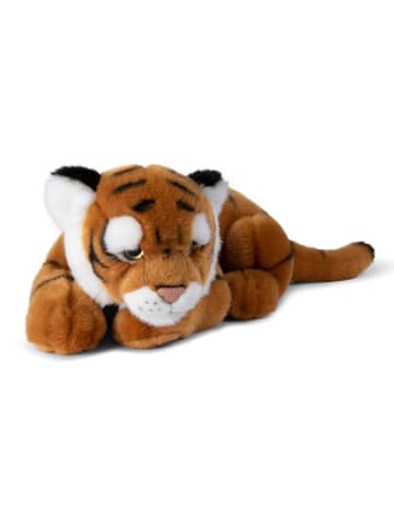 WWF Plüschtier - Tiger (liegend, 30cm) in braun