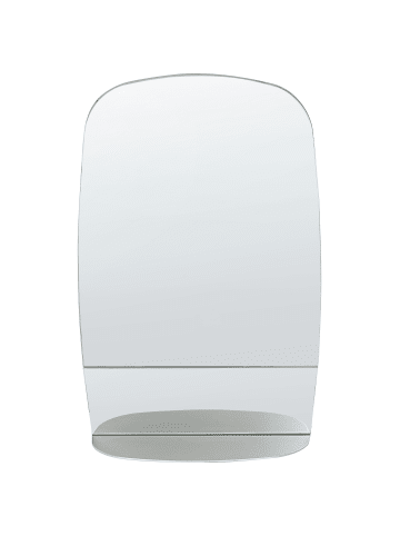 Beliani Wandspiegel BRANNAY in Silber - (W) 40 x (H) 60 x (L) 2 cm Vertikal