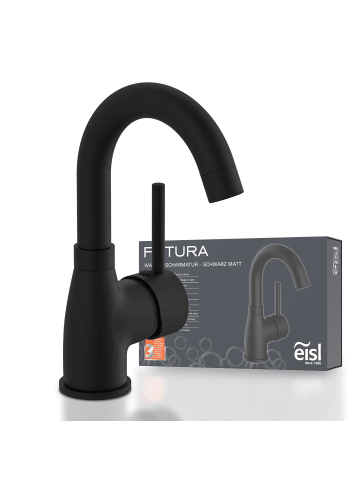 Eisl FUTURA Waschtischarmatur, Schwarz matt