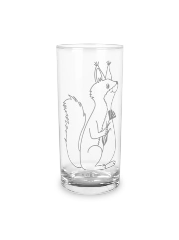 Mr. & Mrs. Panda Glas Eichhörnchen Blume ohne Spruch in Transparent