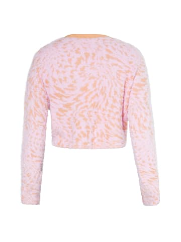 Swirly Damen Cardigan in PINK ORANGE