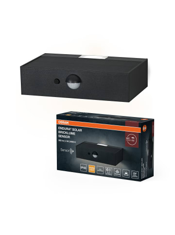 Osram ENDURA STYLE BRICKLUME Solarleuchte, 3W, grau