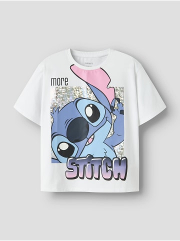 name it Stitch T-Shirt NKFFORA Disney in bright white
