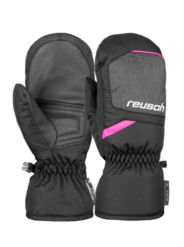 Reusch Fäustling Bennet R-TEX® XT Junior Mitten in blck/blck melang/pink glo