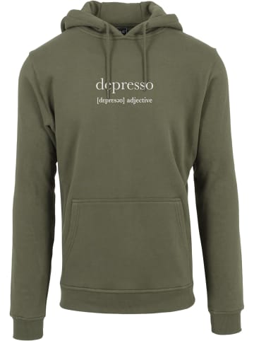 Mister Tee Hoodie in olive