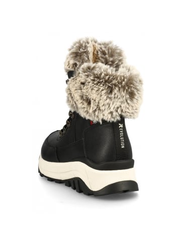 rieker Schnürstiefel Evolution in Schwarz