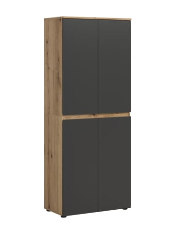 ebuy24 Kleiderschrank Scarpa Anthrazit 70 x 37 cm