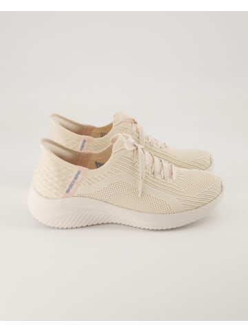 Skechers Slip On Sneaker in Beige