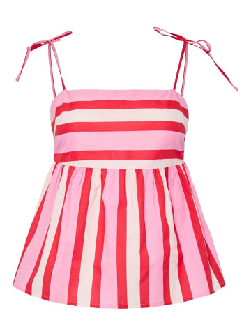 Pieces Trägertop in Fuchsia Pink