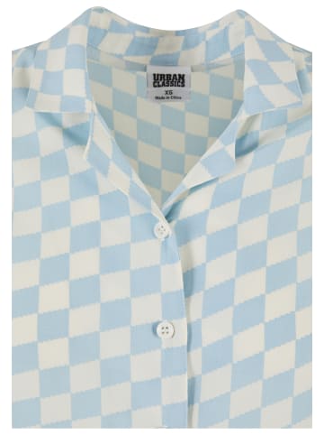 Urban Classics Short Sleeve Shirt in oceanbluecheck