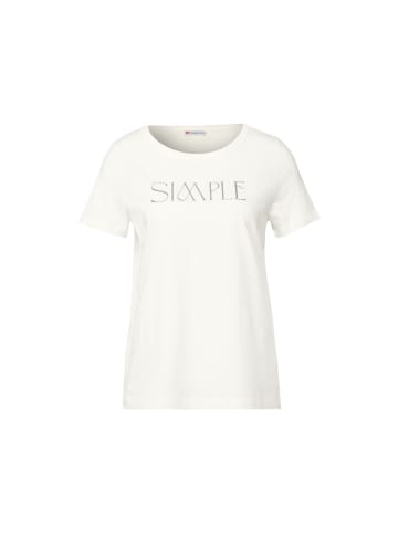 Street One T-Shirt in off white