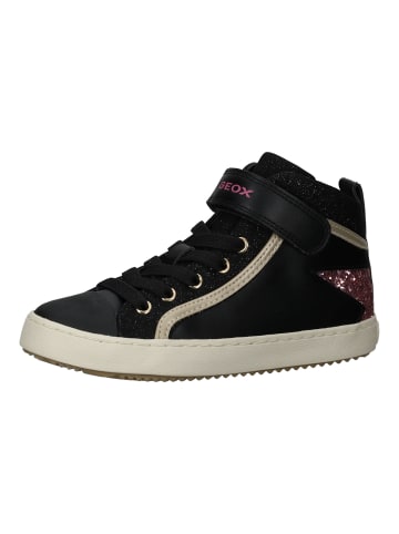 Geox Sneaker in Schwarz/Pink