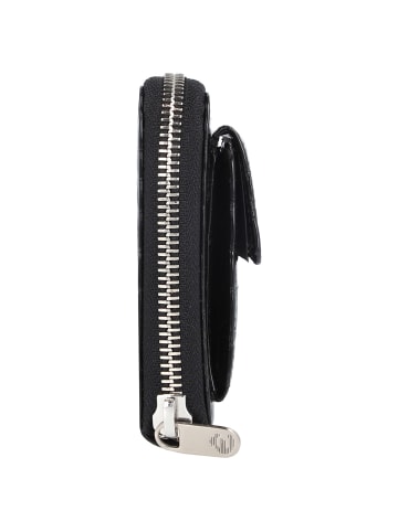 Esquire Nizza Geldbörse RFID Schutz Leder 15.5 cm in schwarz