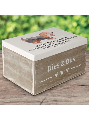 Mr. & Mrs. Panda Aufbewahrungsbox Basset Hound Persönlichkeit mi... in Weiß