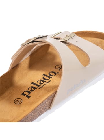 Palado Pantoletten Milos Lack in Beige