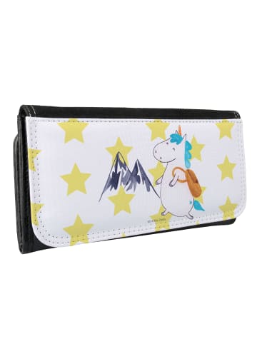 Mr. & Mrs. Panda Portemonnaie für Damen Einhorn Bergsteiger ohne... in Weiß