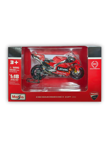 Maisto Modellmotorrad Ducati Desmosedici GP Lenovo '22 #43 Jack Miller (1:18) in rot