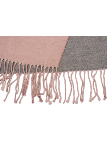 styleBREAKER Schal in Braun-Grau