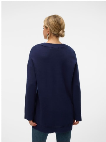 Vero Moda Strickpullover in Navy Blazer