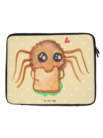 Mr. & Mrs. Panda Notebook Tasche Spinne Agathe Sandwich ohne Spruch in Gelb Pastell