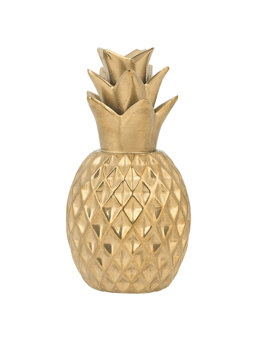 Beliani Dekofigur TYANA in Gold - (W) 12 x (H) 23 x (L) 12 cm