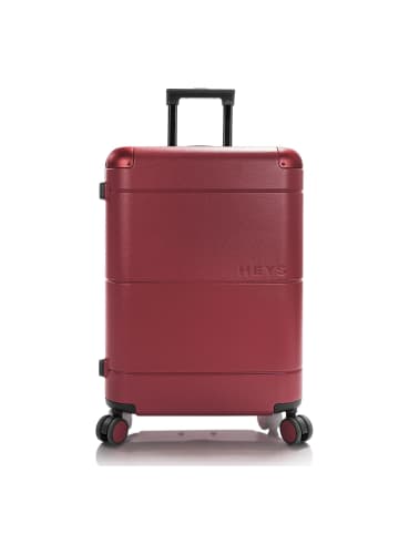 Heys Zen 4 Rollen Trolley M 66 cm mit Dehnfalte in burgundy