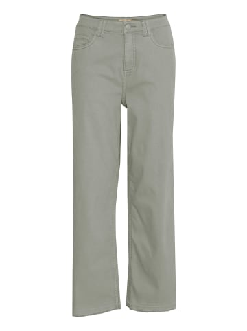 Fransa Casual Hose FRTWILL Tight fit in Agave Green