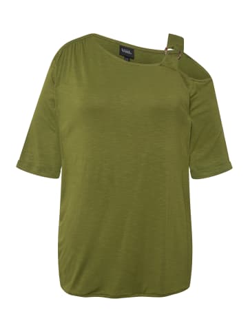 Ulla Popken Shirt in avocado grün