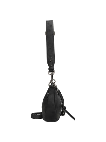 FREDs BRUDER Rebel At Heart Halfmoon Bag - Umhängetasche 30 cm (black) in schwarz