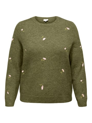 ONLY Carmakoma Strickpullover in Burnt Olive 1