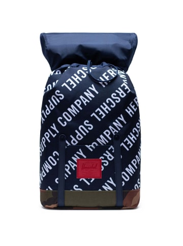 Herschel Retreat 19.5 - Rucksack 15" 43 cm (fiery red night camo) in roll call peacoat woodland camo