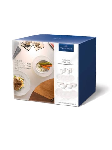 Villeroy & Boch 16-tlg. Geschirrservice For Me in in weiß