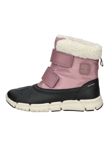 Geox Stiefel in Schwarz/Rosa