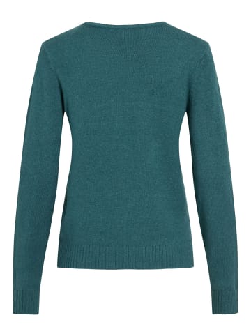 Vila Strickpullover in Atlantic Deep
