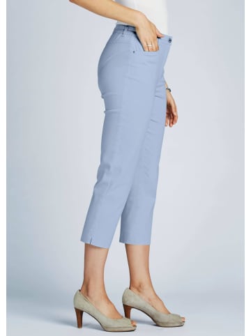 GOLDNER Kurzgröße:  Leichte 7/8 Baumwoll-Hose Carla in hellblau