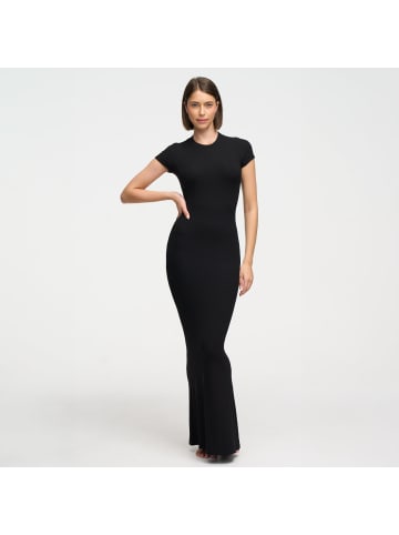 CFAB Maxi-Kleid in Schwarz