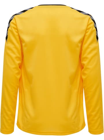 Hummel T-Shirt Hmlauthentic Kinder in SPORTS YELLOW/BLACK