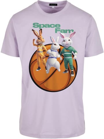 Mister Tee T-Shirt "Space Fam Tee" in Lila
