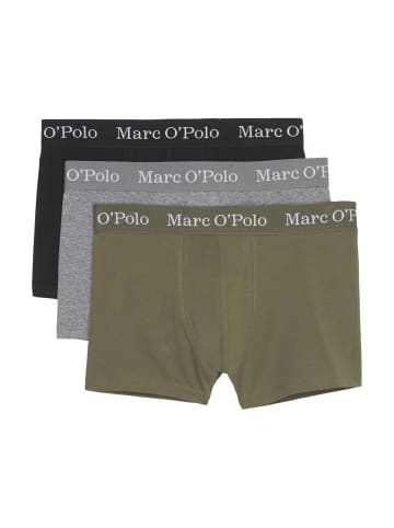 Marc O´Polo Bodywear Retro Short / Pant Elements Organic Cotton in Beetle/Grey Melange/Black