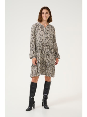 Kaffe Kleid KAevity in Grey/Black Graphic Simili