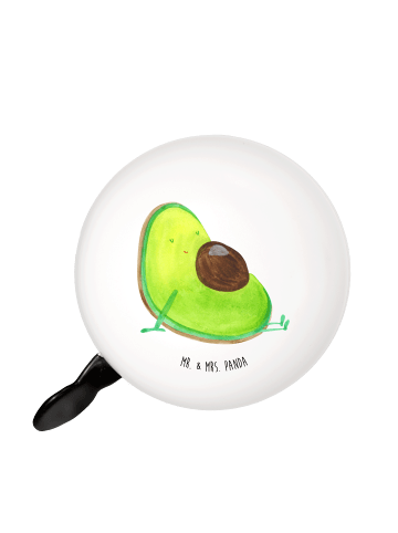 Mr. & Mrs. Panda Große Fahrradklingel Avocado Schwangerschaft oh... in Weiß