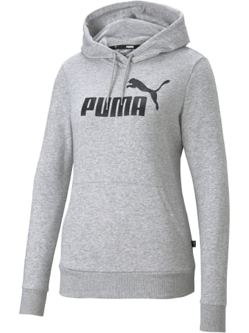 Puma Hoodie ESS Logo in Grau