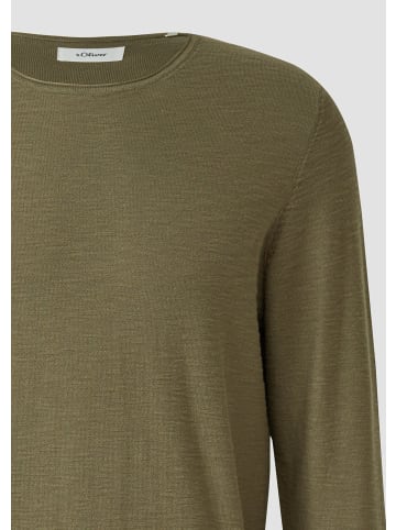 s.Oliver Strickpullover in 7853_olivgrün