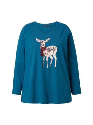 Ulla Popken Longsleeve in petrol