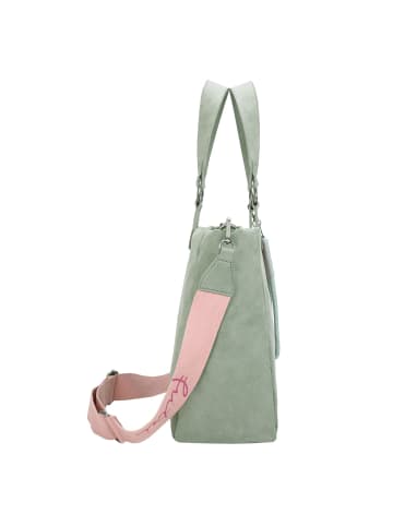 Fritzi aus Preußen Izzy Vintage Shopper Tasche 42 cm salbei