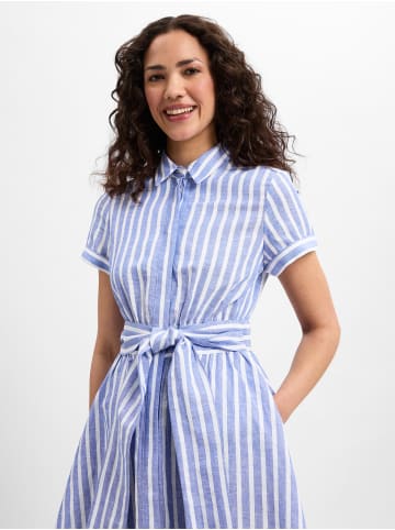 Ambiance Kleid in blau weiß - 0002